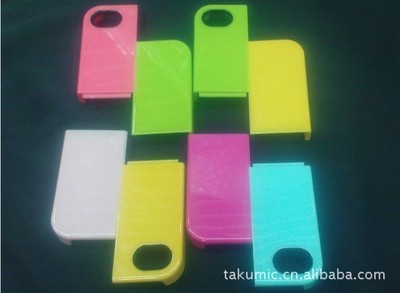 時(shí)尚與防護(hù)并存 深圳市港盛興塑膠制品新款iPhone4/4s撞色四件套保護(hù)殼